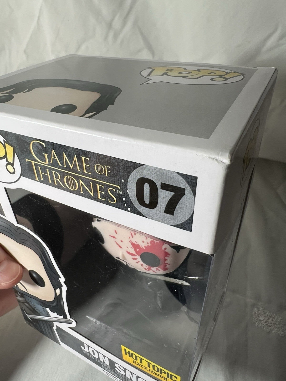 Funko Pop! Game of Thrones Jon Snow #07 Vinyl Figure Hot Topic Exclusive New A2