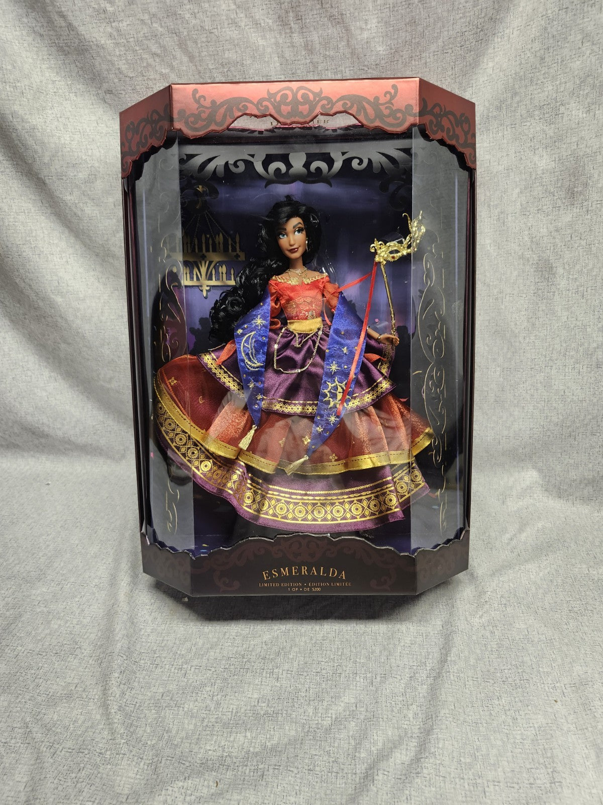 Disney Designer Midnight Masquerade Collection Esmeralda Limited Edition Doll