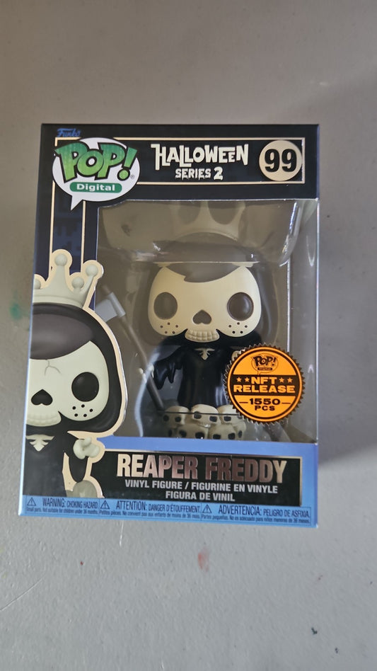 Funko Pop! Digital Reaper Freddy NFT #99 LEGENDARY Halloween Series 2 /1550 Rare LE