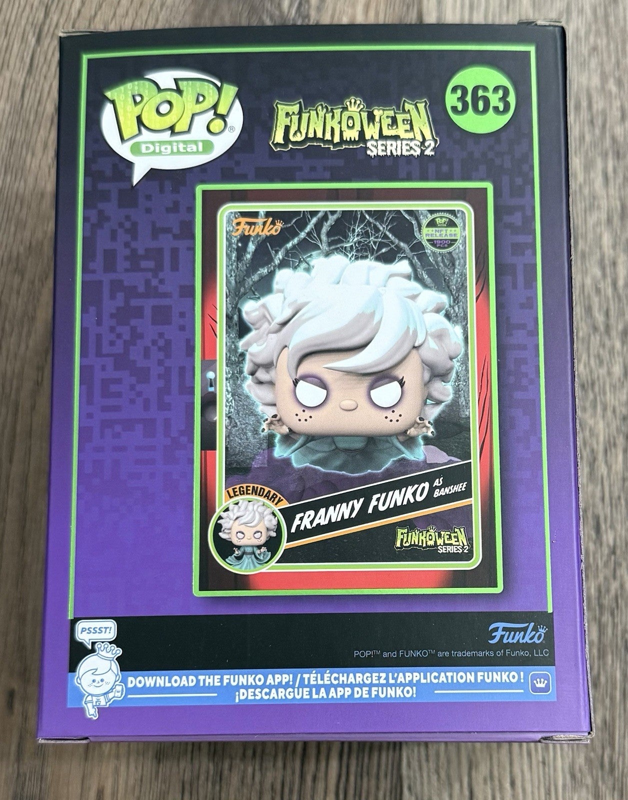 Funko Pop! Digital Funkoween Franny As Banshee #363 GITD Legendary LE 1900