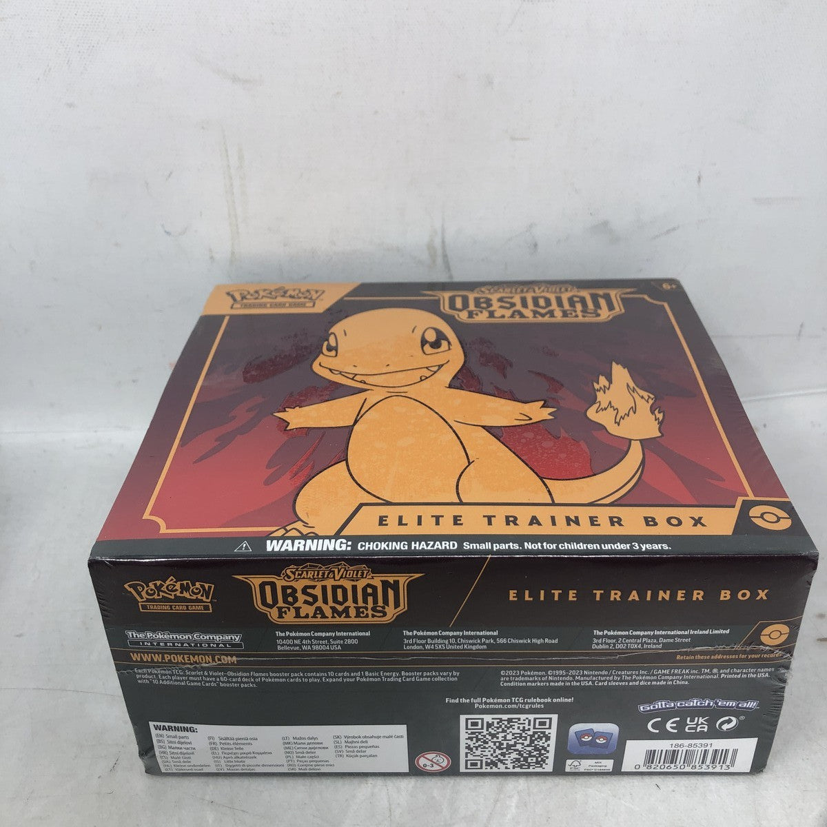 Pokemon Scarlet & Violet Obsidian Flames 3 Elite Trainer Box