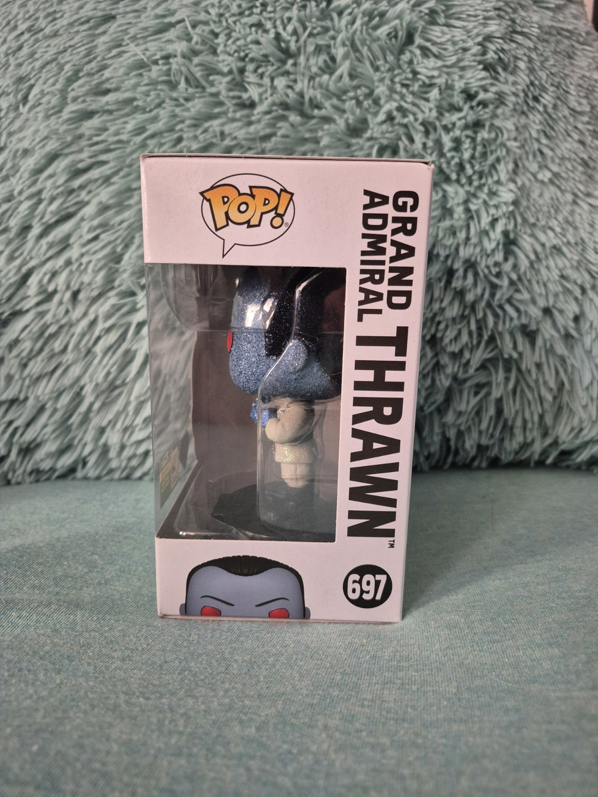 SDCC 2024 Funko Pop! Star Wars Grand Admiral Thrawn DIAMOND LE 3000 + Protector