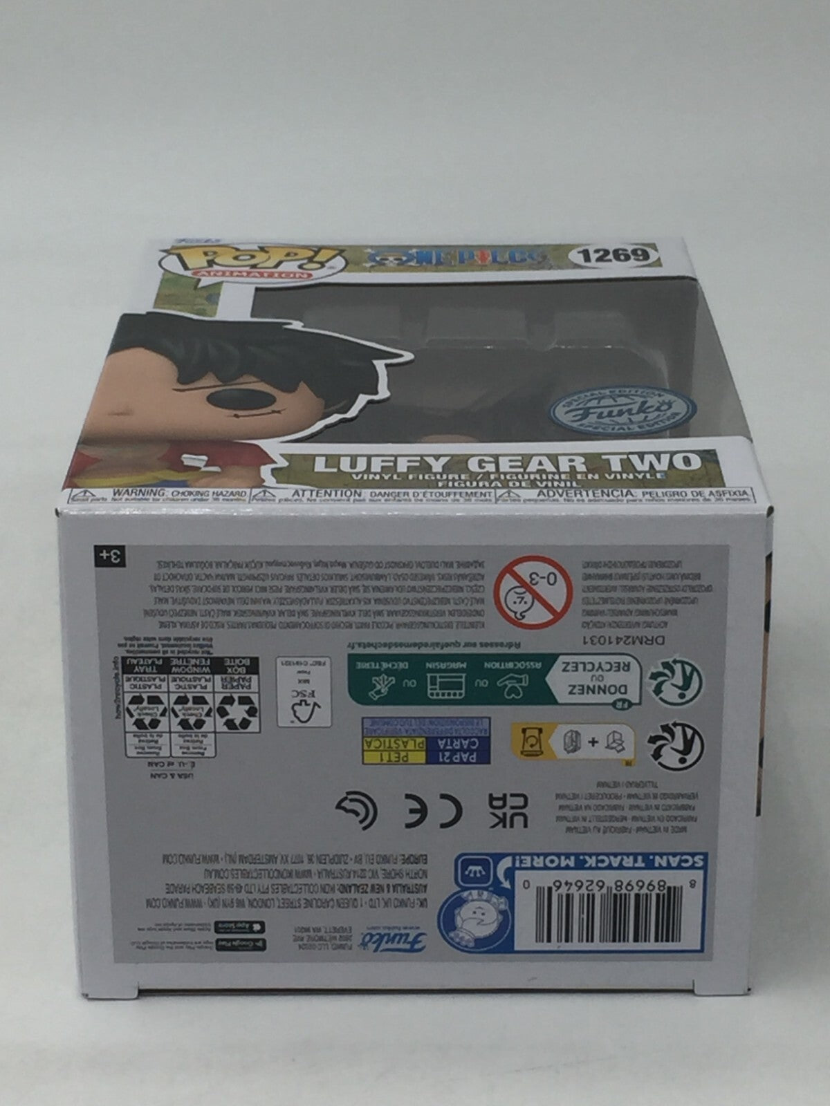 Funko Pop! Animation One Piece Luffy Gear Two #1269 Funko SE With Pop Protector