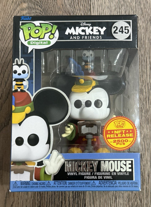 Funko Pop! Digital - Disney: Conductor Mickey #245 Royalty LE 2500 See Photos