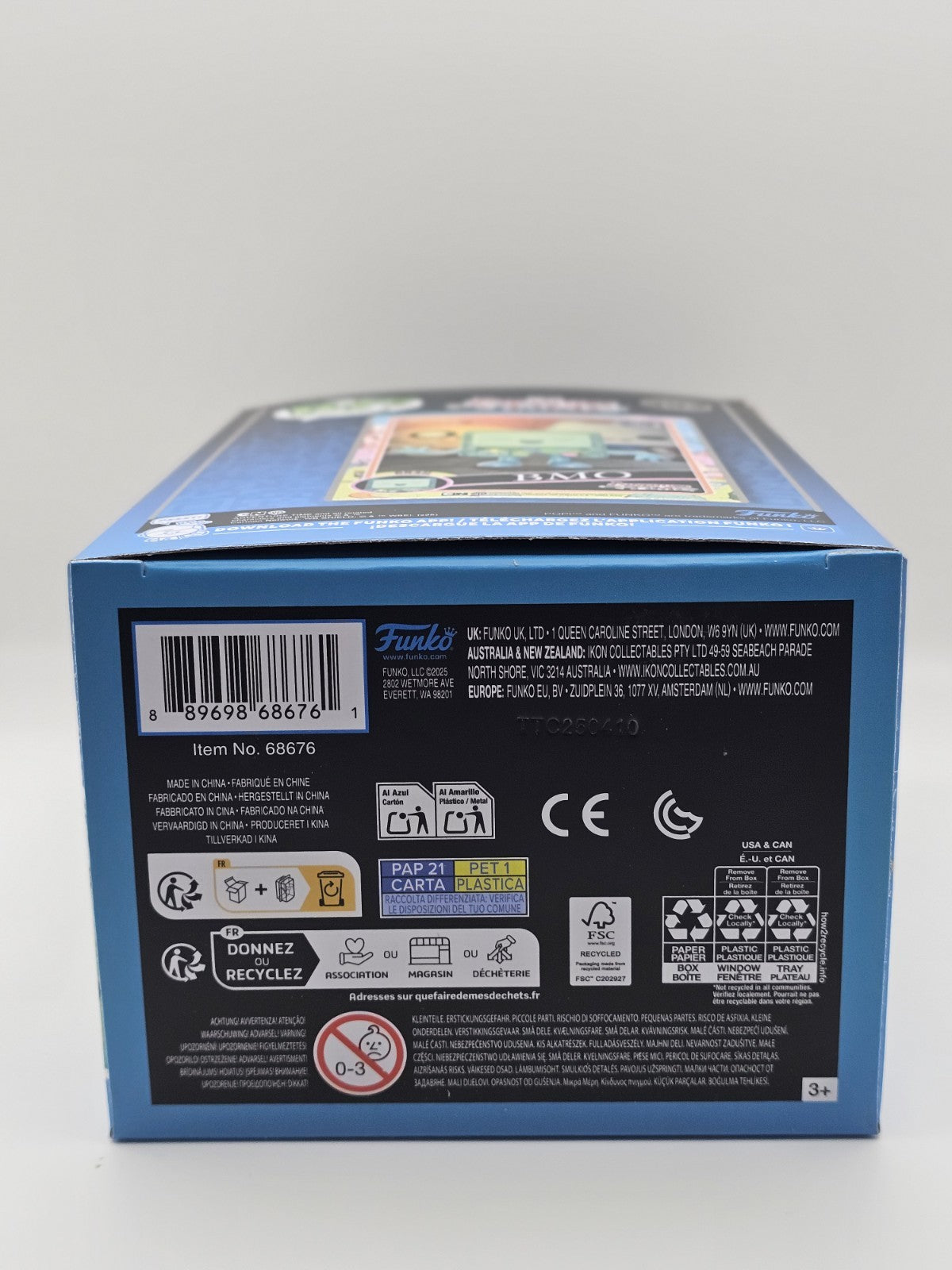 Funko Pop! Digital #392 Adventure Time S2 BMO Grail LE 696 + Pop shield Armor