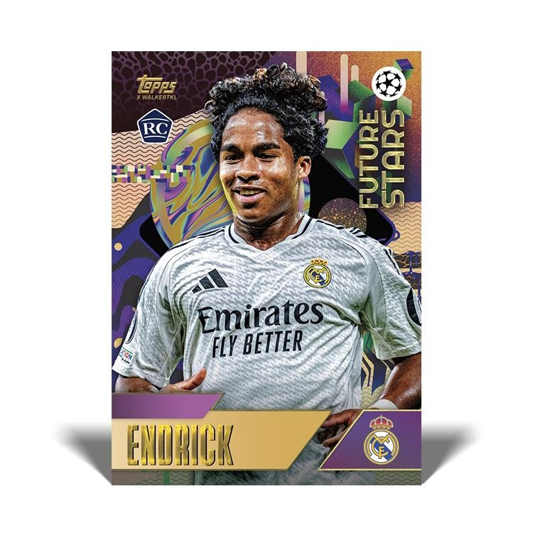 2024/25 Topps Gold UEFA Club Competitions Soccer Hobby Box
