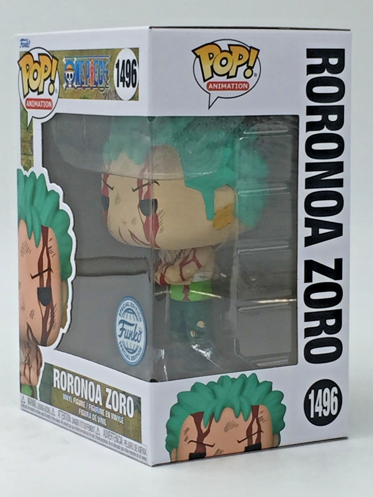 Funko Pop! Animation One Piece Roronoa Zoro #1496 SE Nothing happened W/PP