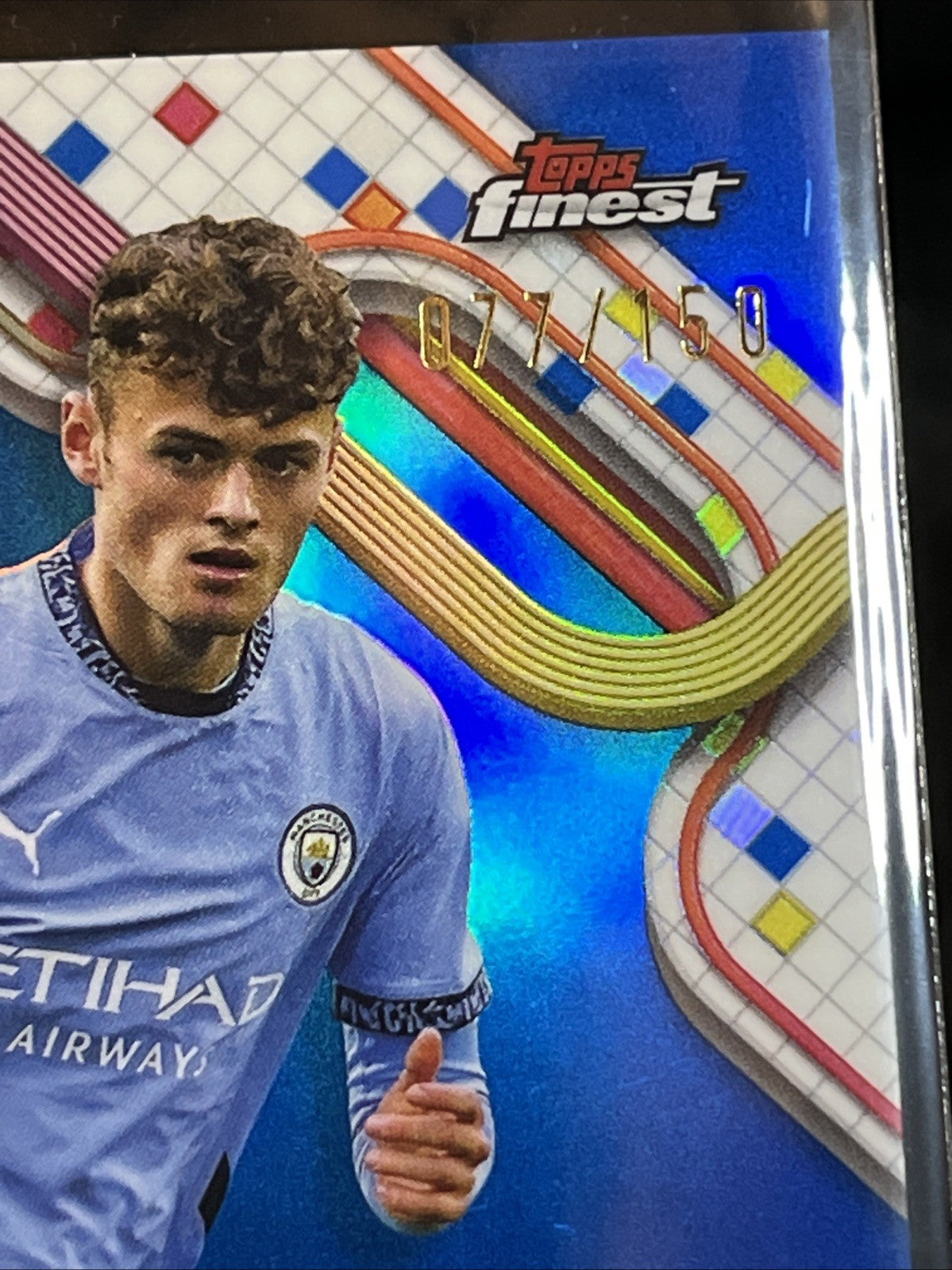 Matty Warhurst RC Auto /150 *Man City* 2024-25 Topps Finest UEFA #BA-MW