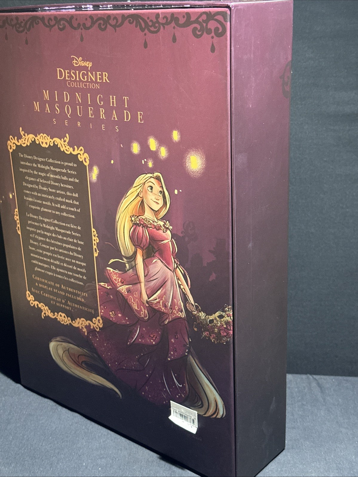 Disney RAPUNZEL Limited Edition Doll Midnight Masquerade Designer Collection