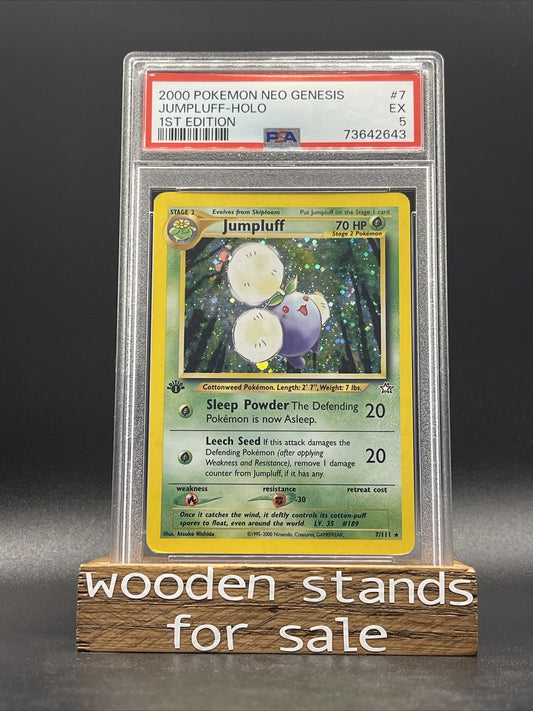 PSA 5 EXC Jumpluff 7/111 1st Edition Neo Genesis HOLO RARE