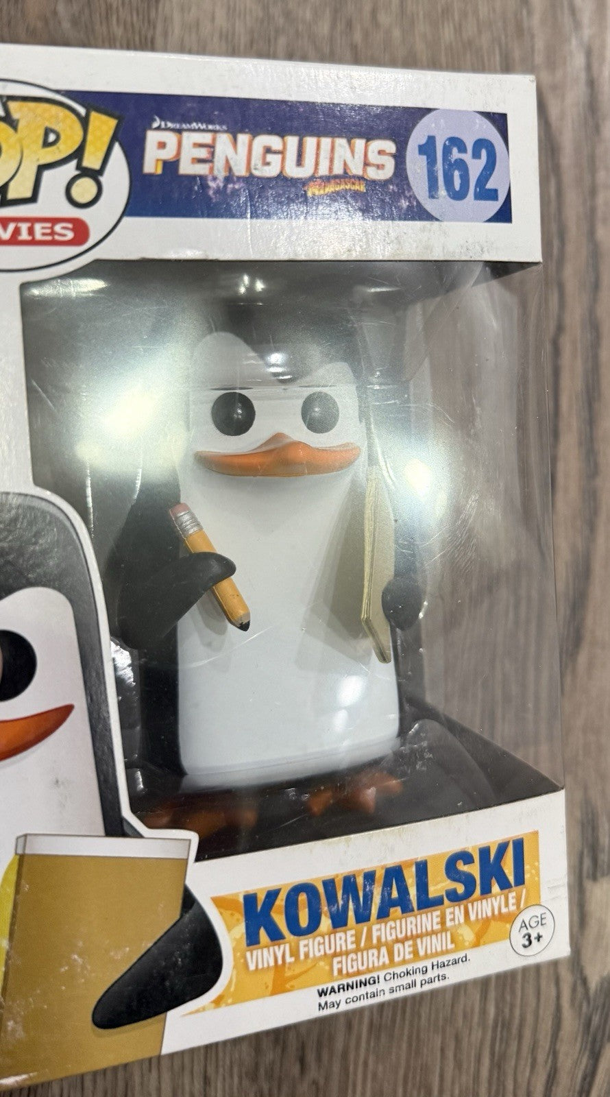 Funko Pop! Penguins Of Madagascar Kowalski #162 Vaulted w/ Protector See Photos