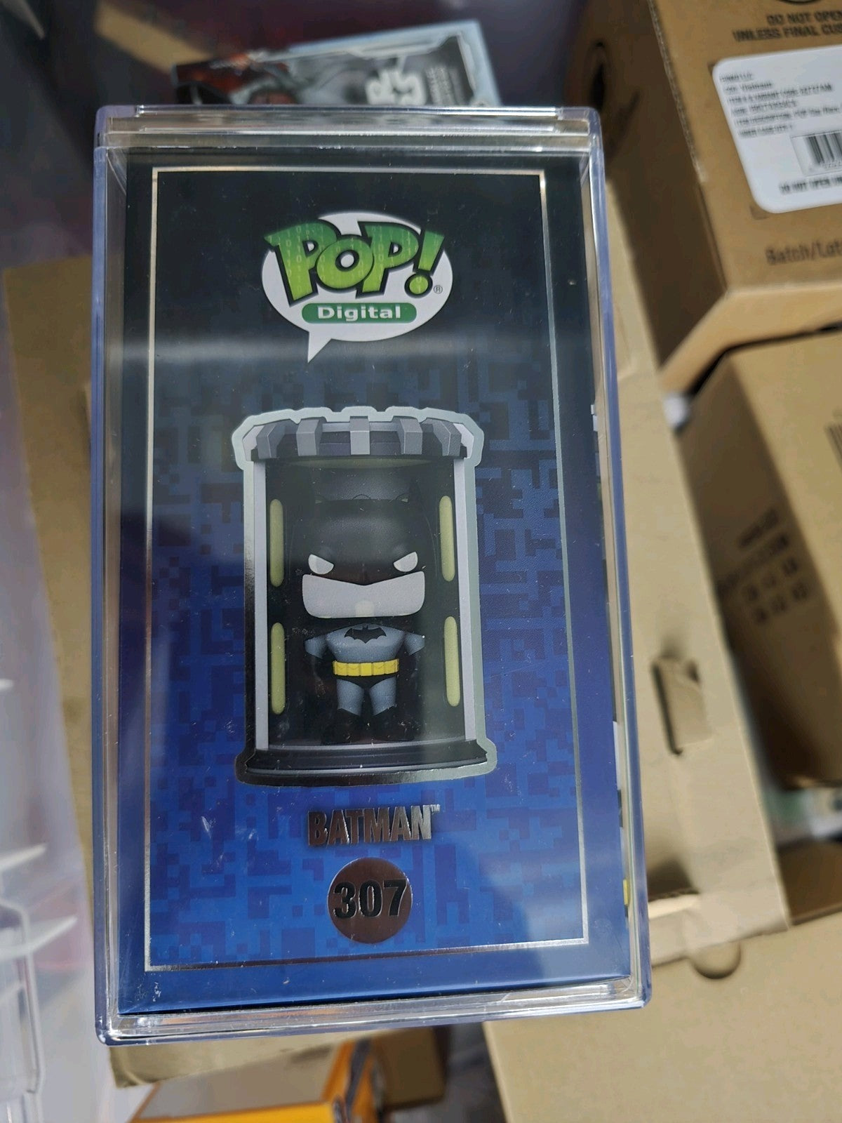 Funko Pop! Digital - DC Heroes: Batman #307 GITD Ultra LE 5000 w/ Protector