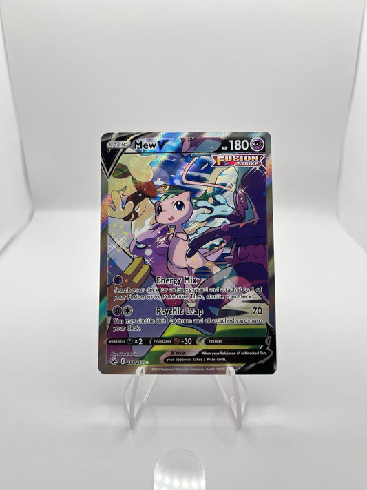 Mew V Fusion Strike Alternate Full Art 251/264 Pokemon Tcg Ultra Rare Nm