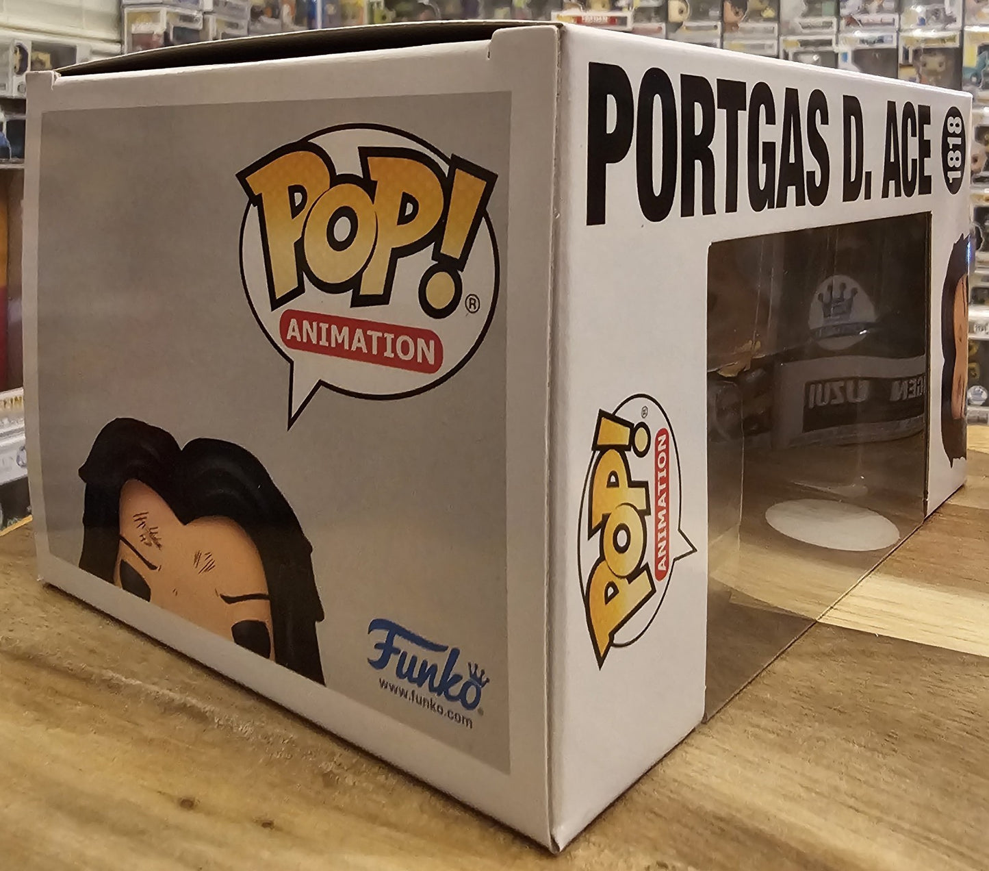 Funko Pop One Piece Portgas D. Ace #1818 Funko Shop Exclusive New Authentic