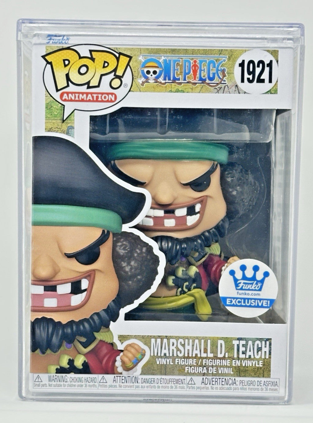 Funko Pop! One Piece – Marshall D. Teach #1921 w/ Premium UV Protector – New