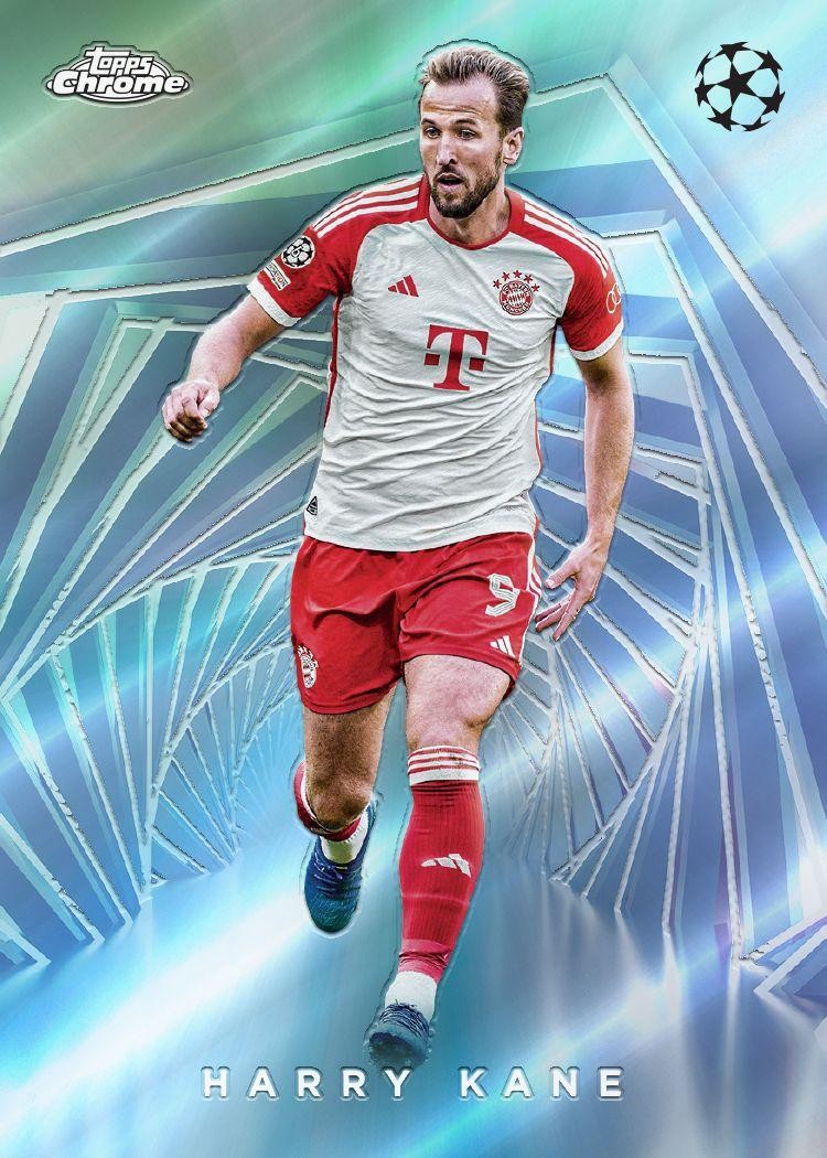 2023/24 TOPPS CHROME UEFA CLUB COMPETITIONS SOCCER 7-PACK BLASTER BOX