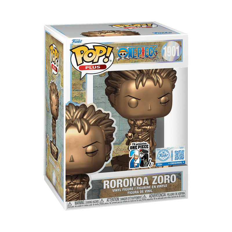 Funko Pop! Plus: One Piece 25th Anniversary - Roronoa Zoro Statue Bronze #1901 S