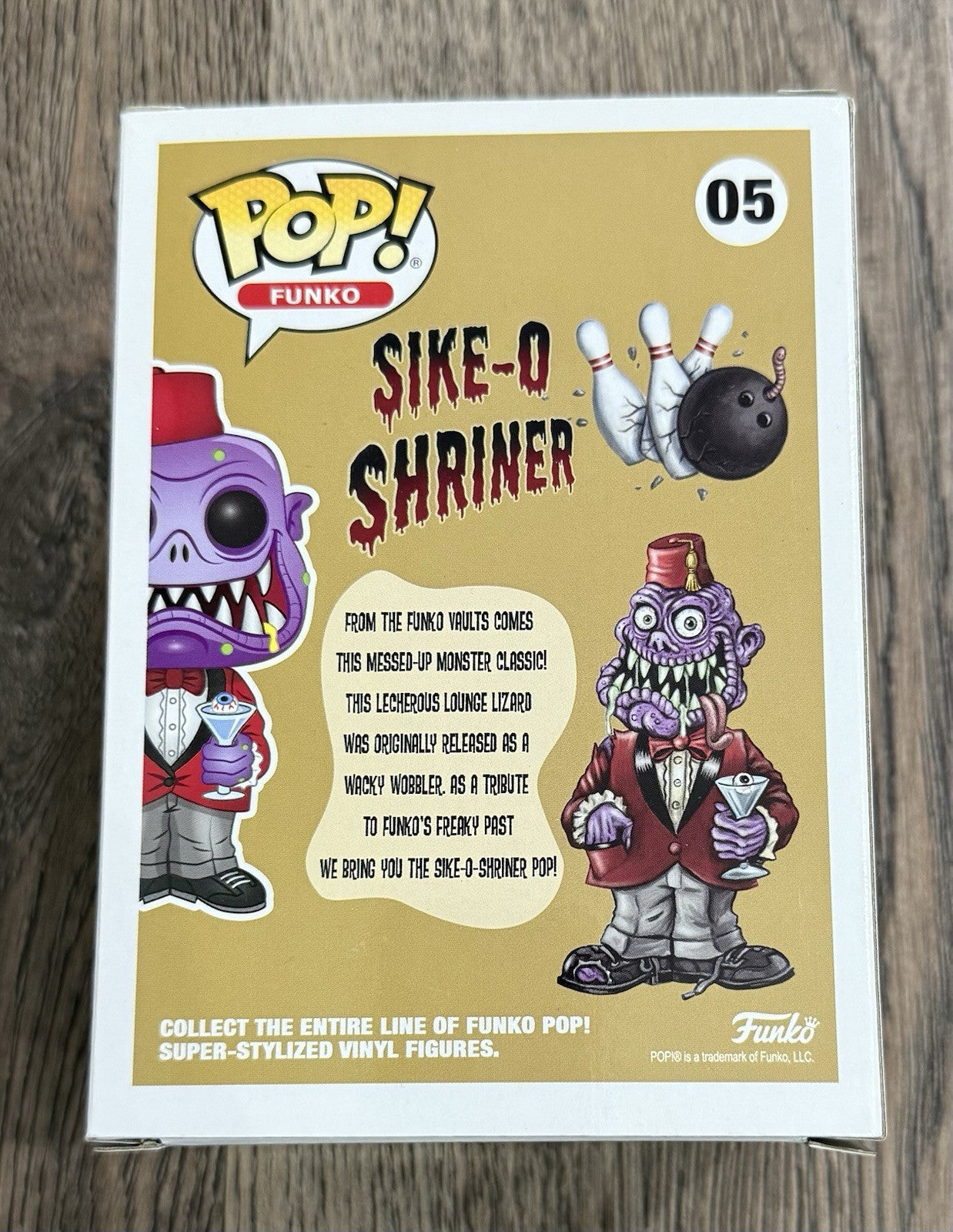 Funko Pop! Sike-O-Shriner #05 2017 SDCC Con Exclusive (LE 1000) w/ Protector