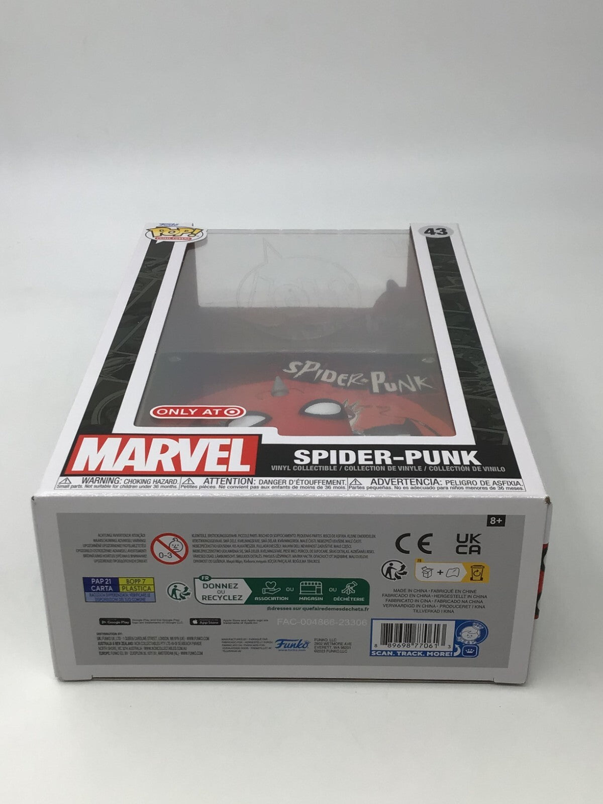 Funko Pop! Marvel Comic Covers Spider-Man Spider Punk #43 Target Exclusive