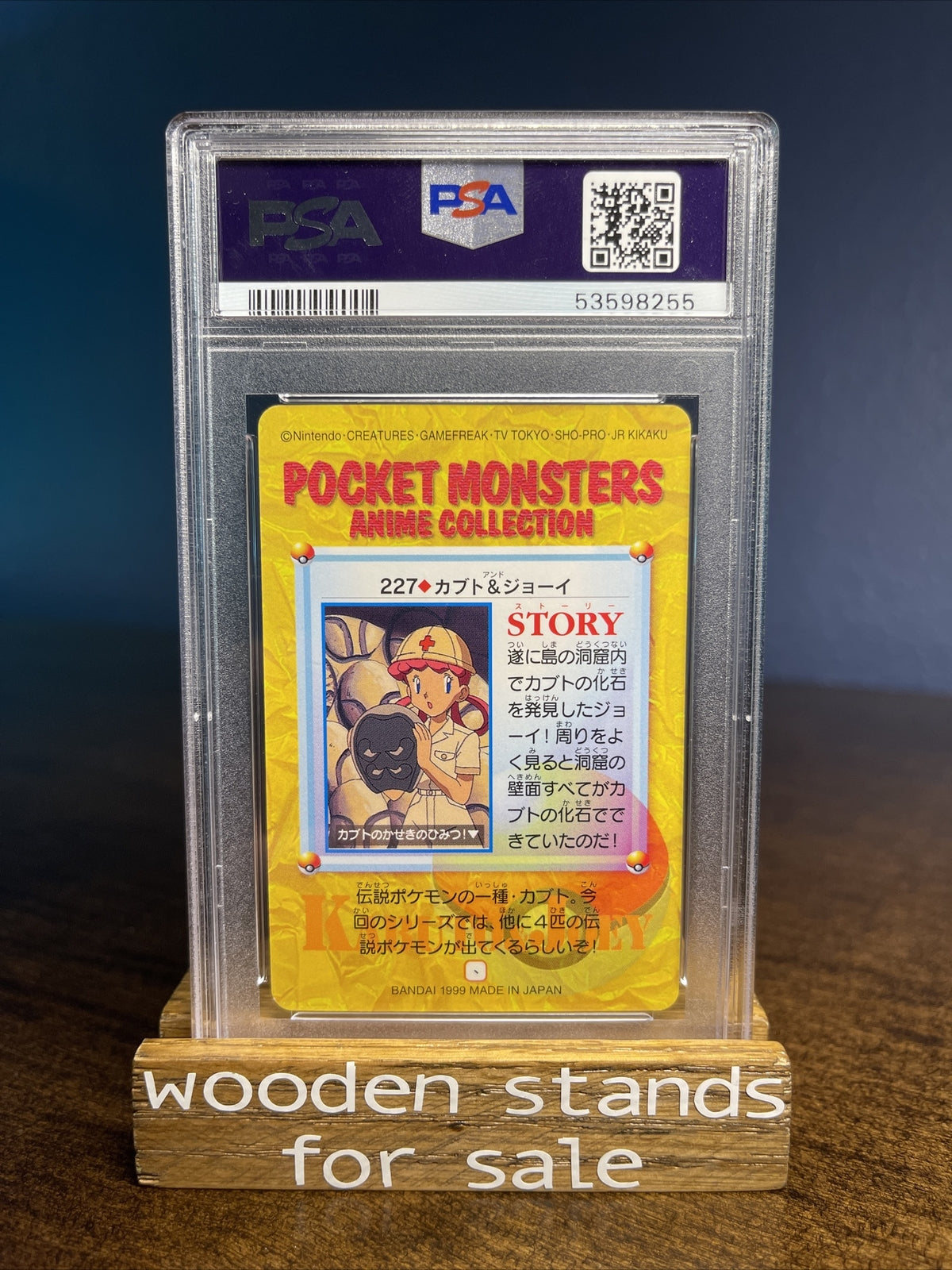 PSA 10 GEM MINT Nurse Joy 227 Japanese Carddass Series 6 Pokemon Card