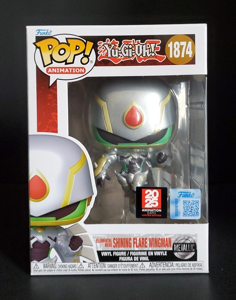 Funko Pop! Yu-Gi-Oh! Elemental Hero Shining Flare Wingman 2025 Anime Expo - MINT