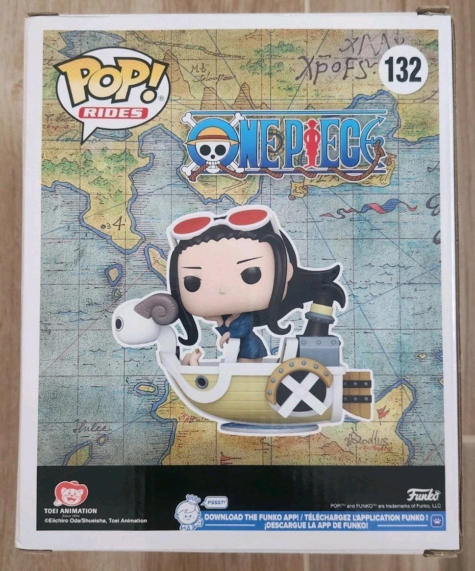 Funko Pop! Rides Deluxe One Piece Nico Robin with Mini Merry II Shared SDCC 2025