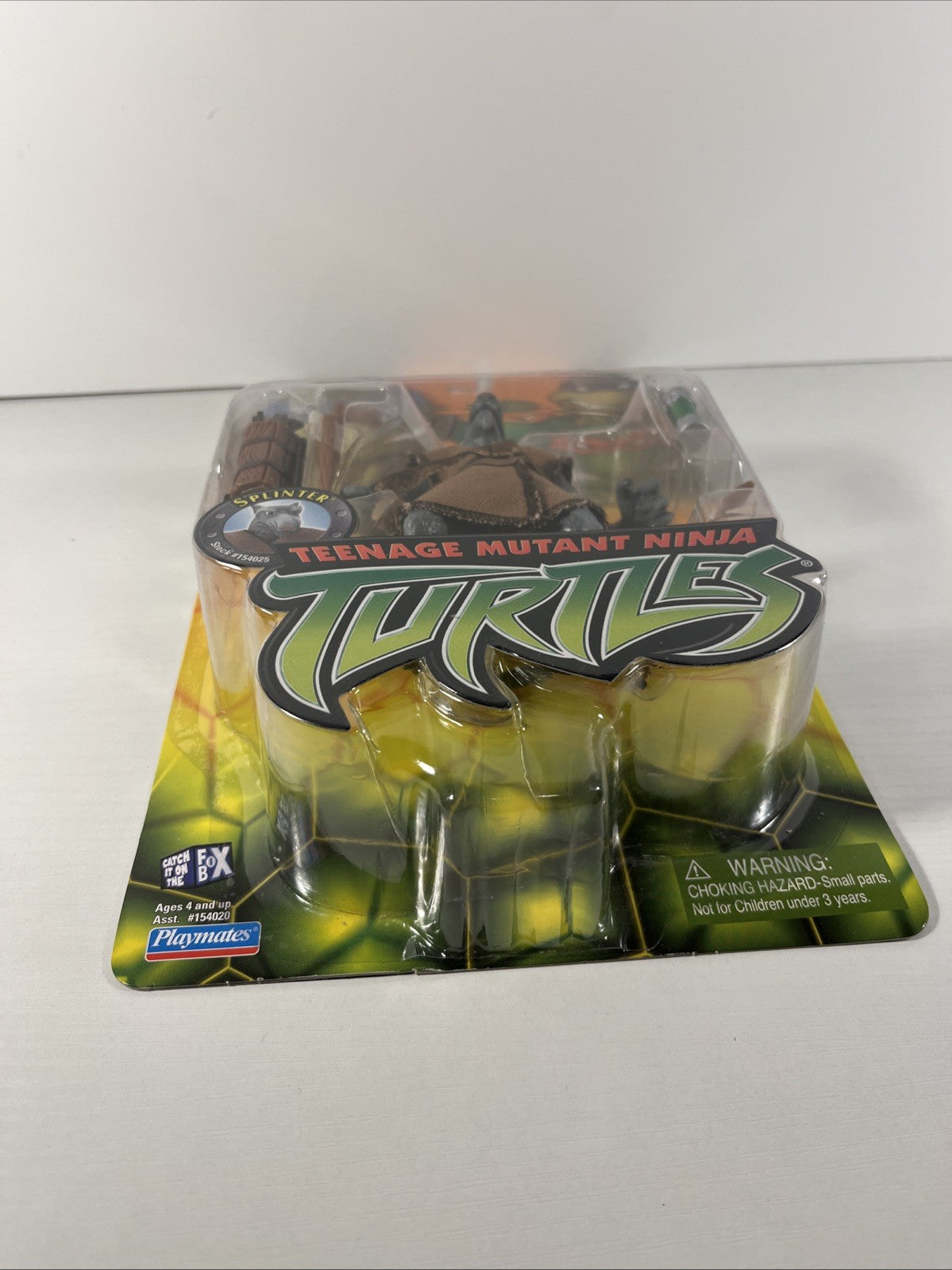 Teenage Mutant Ninja Turtles Splinter Action Figure Sealed 2002 TMNT