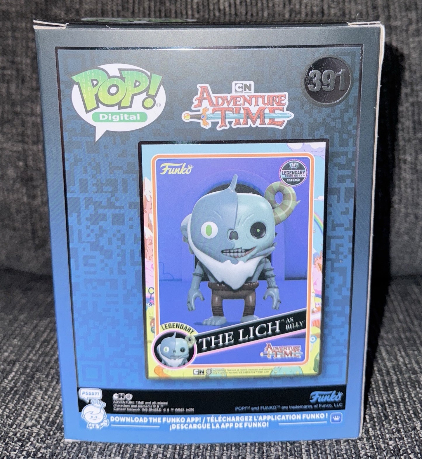 Funko Pop Digital Exclusive Adventure Time The Lich Billy LE 1,311 Protector