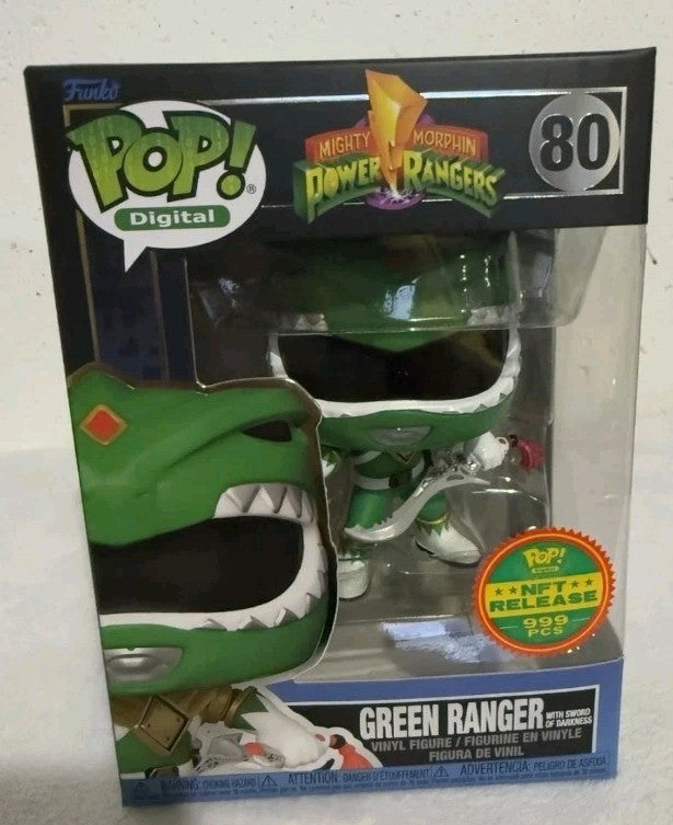 Funko Pop! Green Ranger with Sword of Darkness #80 Digital Grail LE 999 Mint