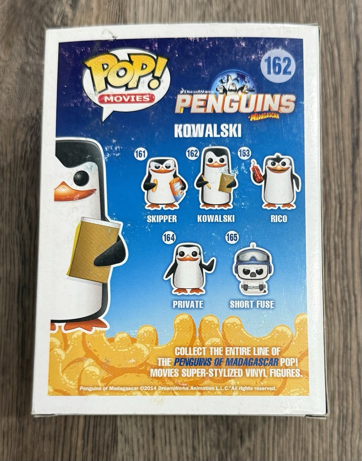 Funko Pop! Penguins Of Madagascar Kowalski #162 Vaulted w/ Protector See Photos