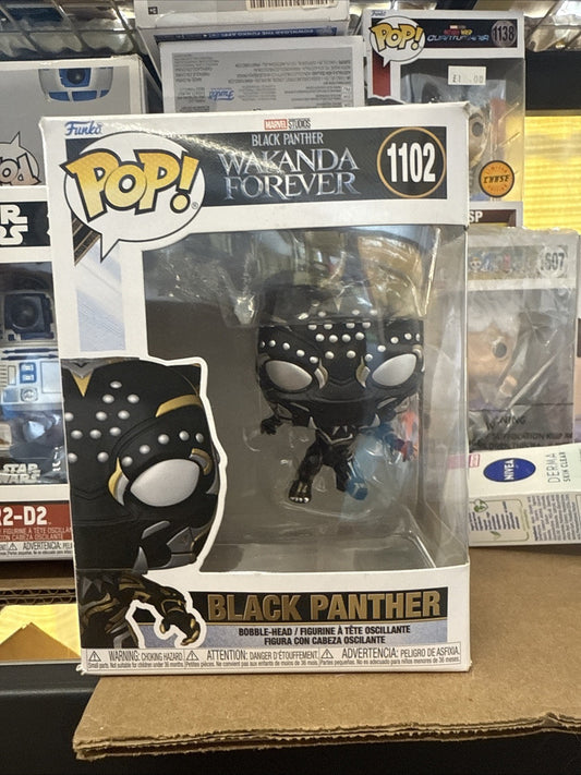 Black Panther #1102 Black Panther Wakanda Forever Funko Pop! Free Shipping