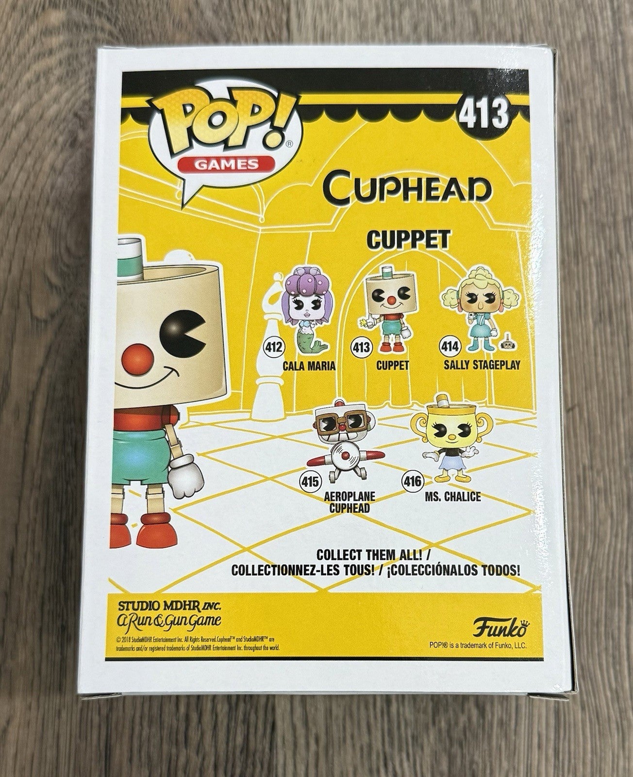 Funko Pop! Cuphead - Cupett #413 Vaulted w/ Protector