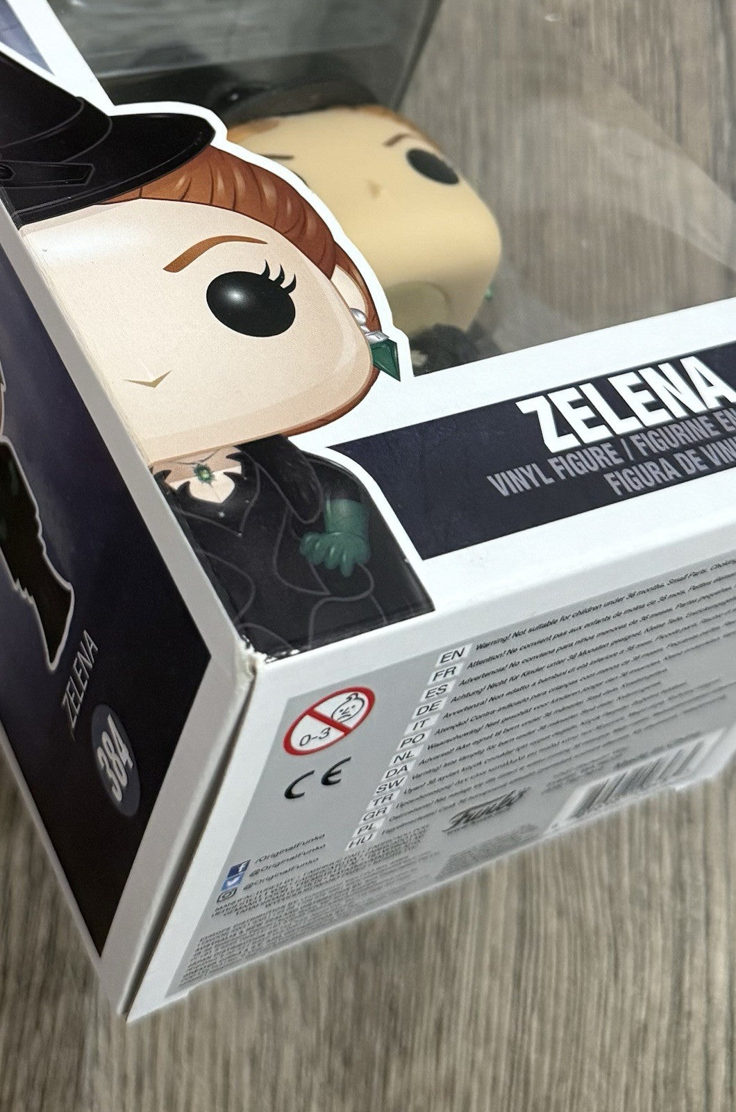 Funko Pop! Once Upon A Time - Zelena#384 Vaulted w/ Protector BOX FLAWS
