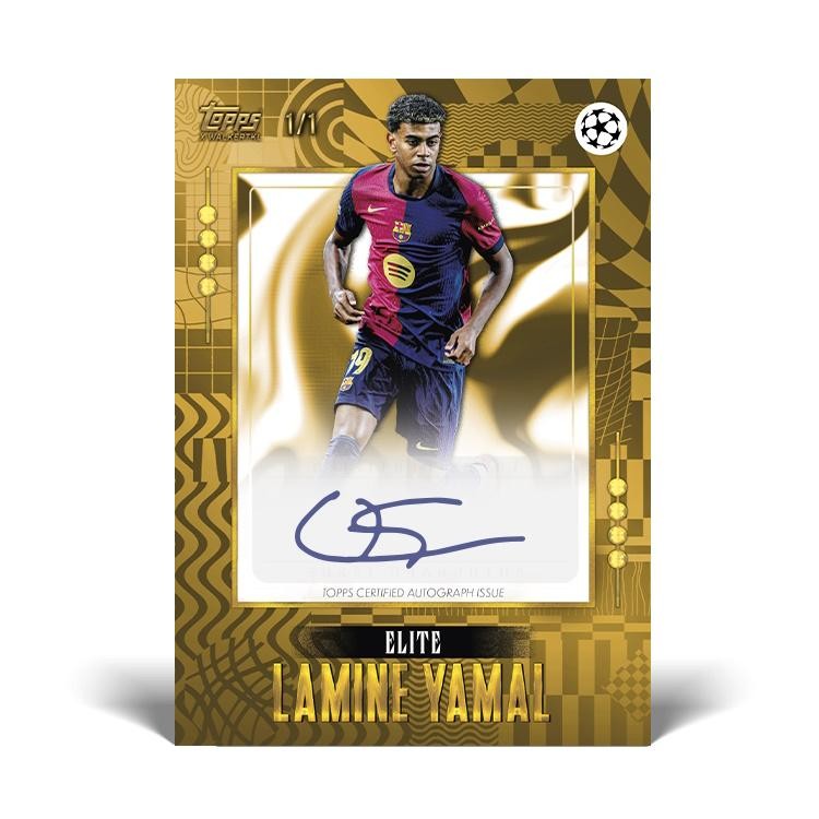 2024/25 Topps Gold UEFA Club Competitions Soccer Hobby Box