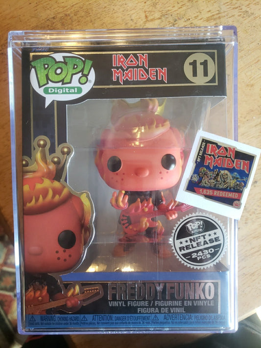 Iron Maiden Freddy Funko Digital  With Custom Sticker And Case #11
