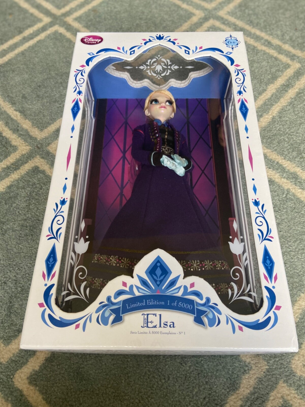 DISNEY FROZEN REGAL ELSA DOLL LIMITED EDITION OF 5000 NIB 17" NIB