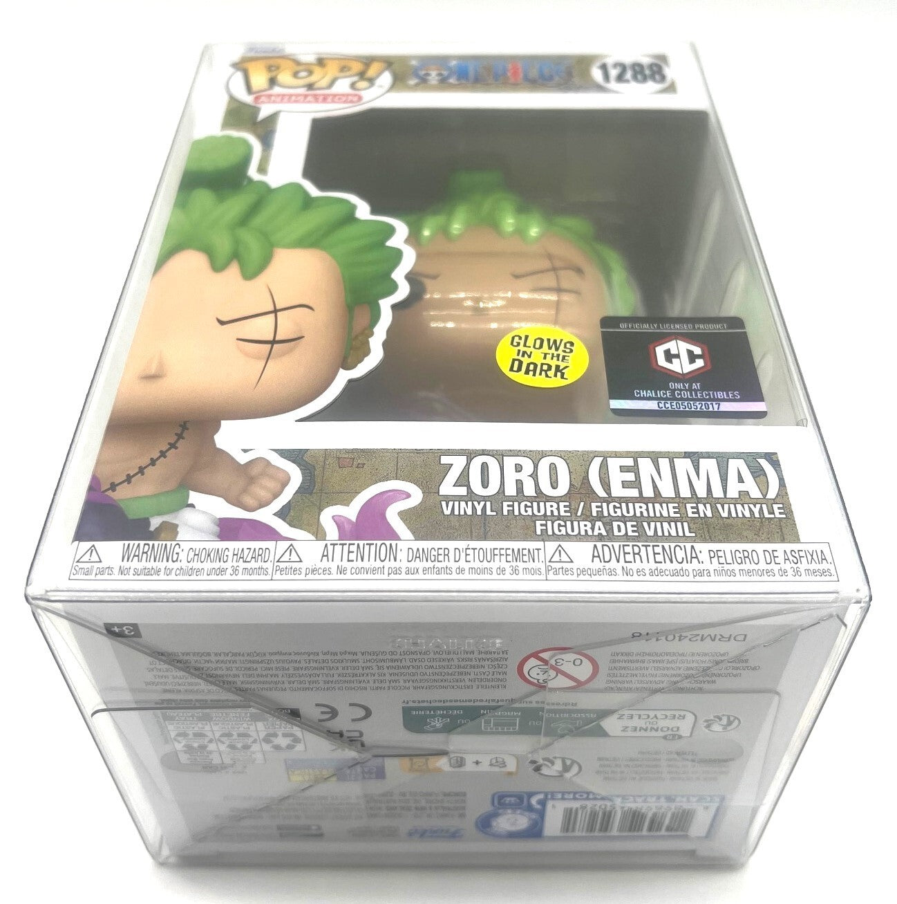 Funko Pop! One Piece Zoro Enma Glow in the Dark #1288 CCI with POP Protector