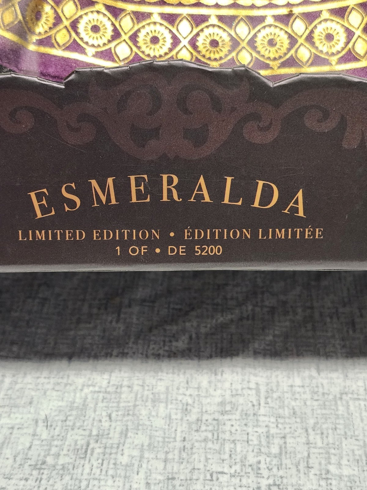 Disney Designer Midnight Masquerade Collection Esmeralda Limited Edition Doll