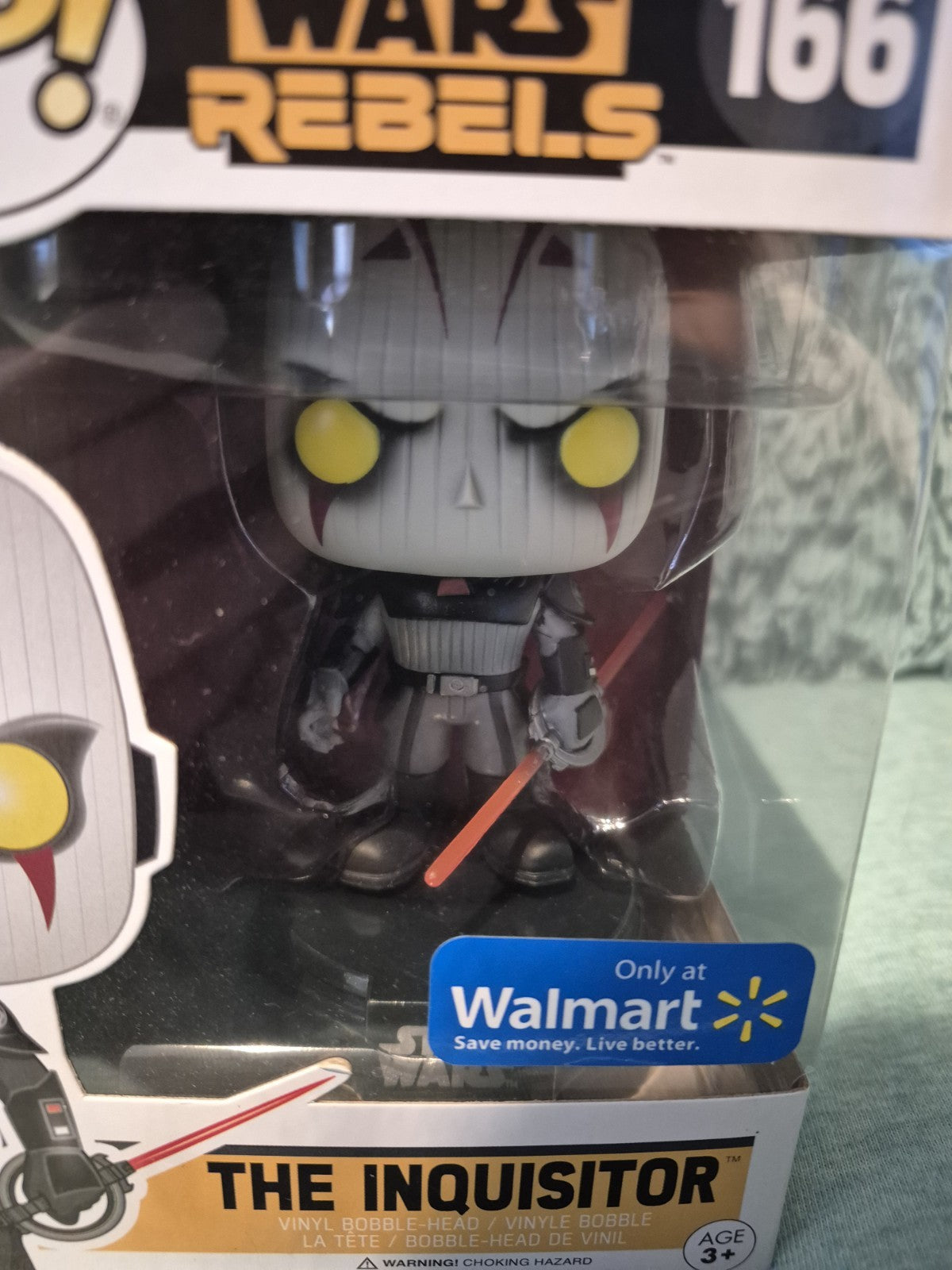 Funko Pop Star Wars Rebels The Inquisitor #166 Walmart Exclusive