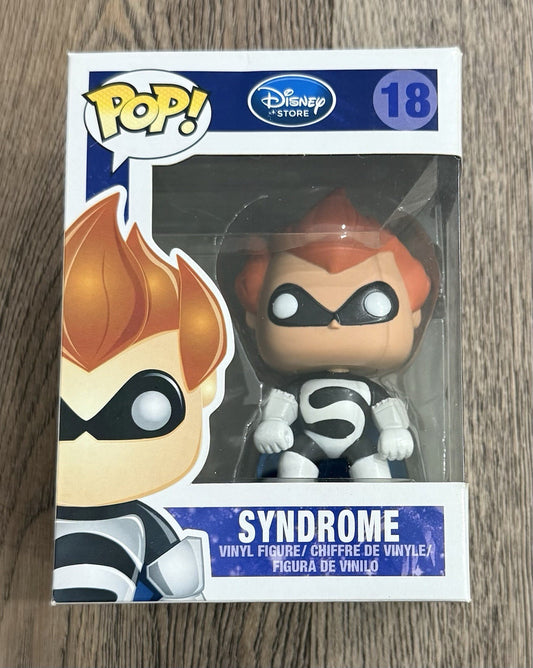 Funko Pop! Disney The Incredibles: Syndrome #18 Store Logo Vaulted OG See Photos