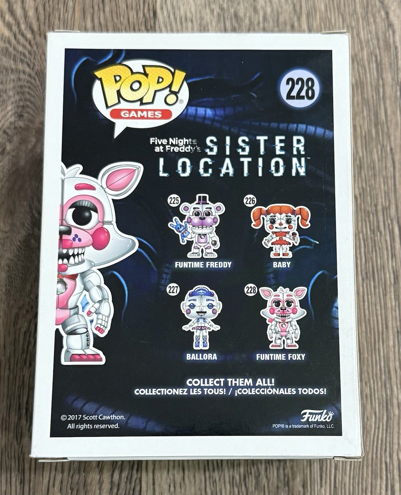 Funko Pop! FNAF Five Night’s At Freddy’s: Funtime Foxy #228 Vaulted Box Flaws