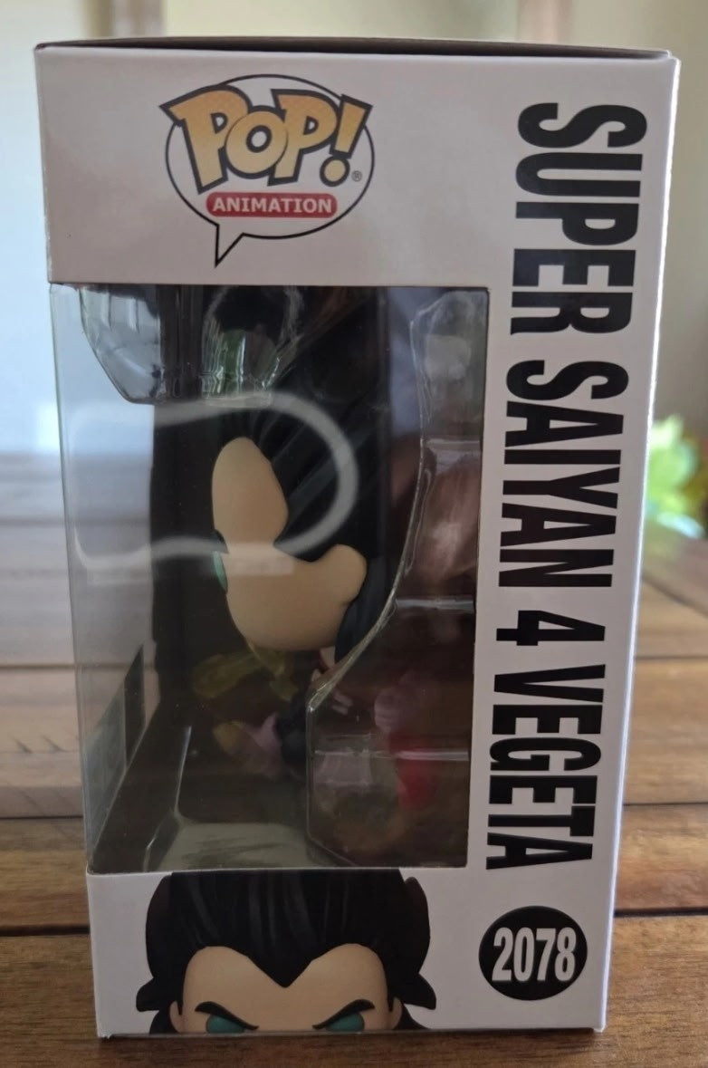 Funko Pop Super Saiyan 4 Vegeta Flocked Exclusive #2078