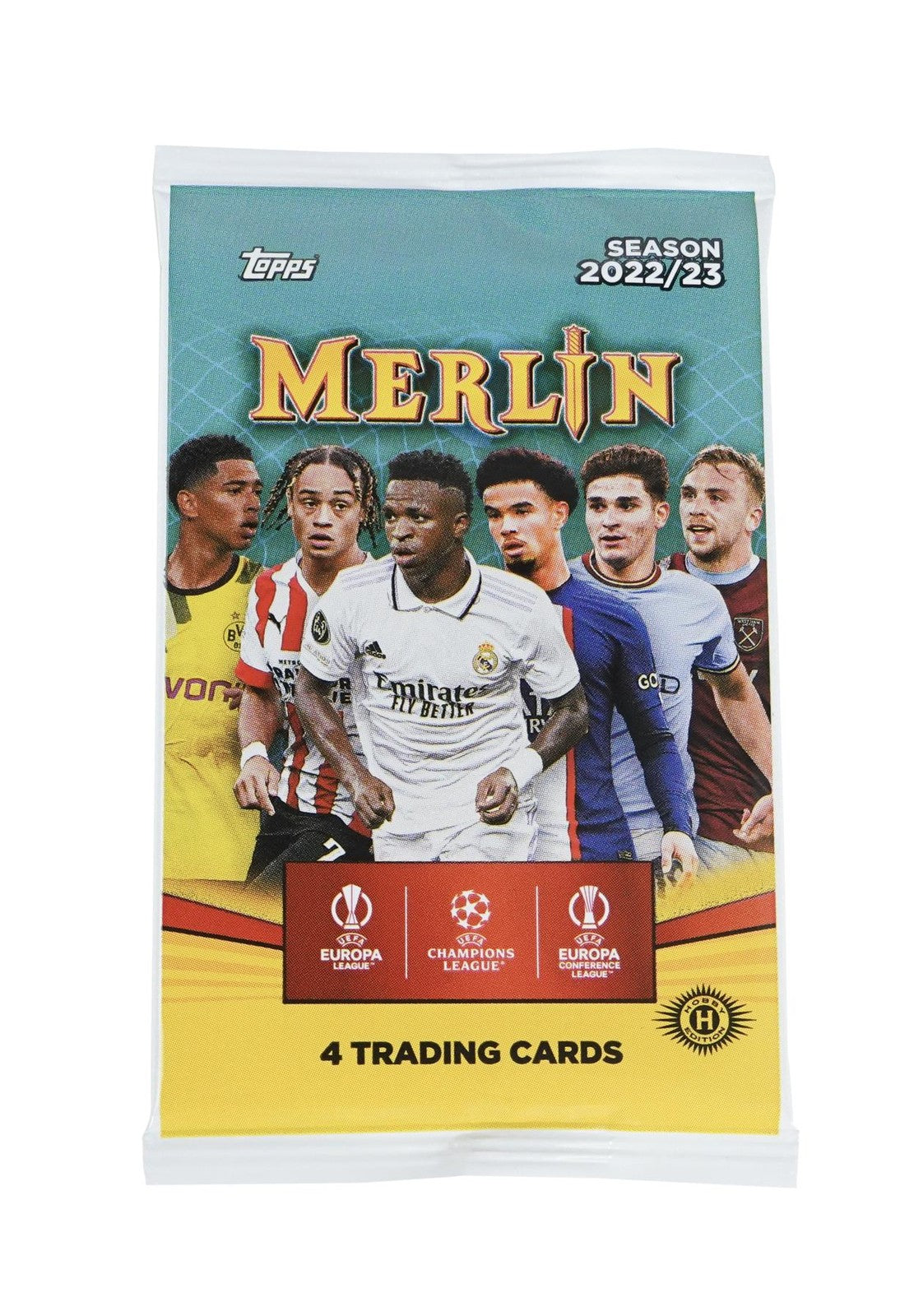 2022/23 TOPPS UEFA CLUB COMPETITIONS MERLIN CHROME SOCCER HOBBY BOX