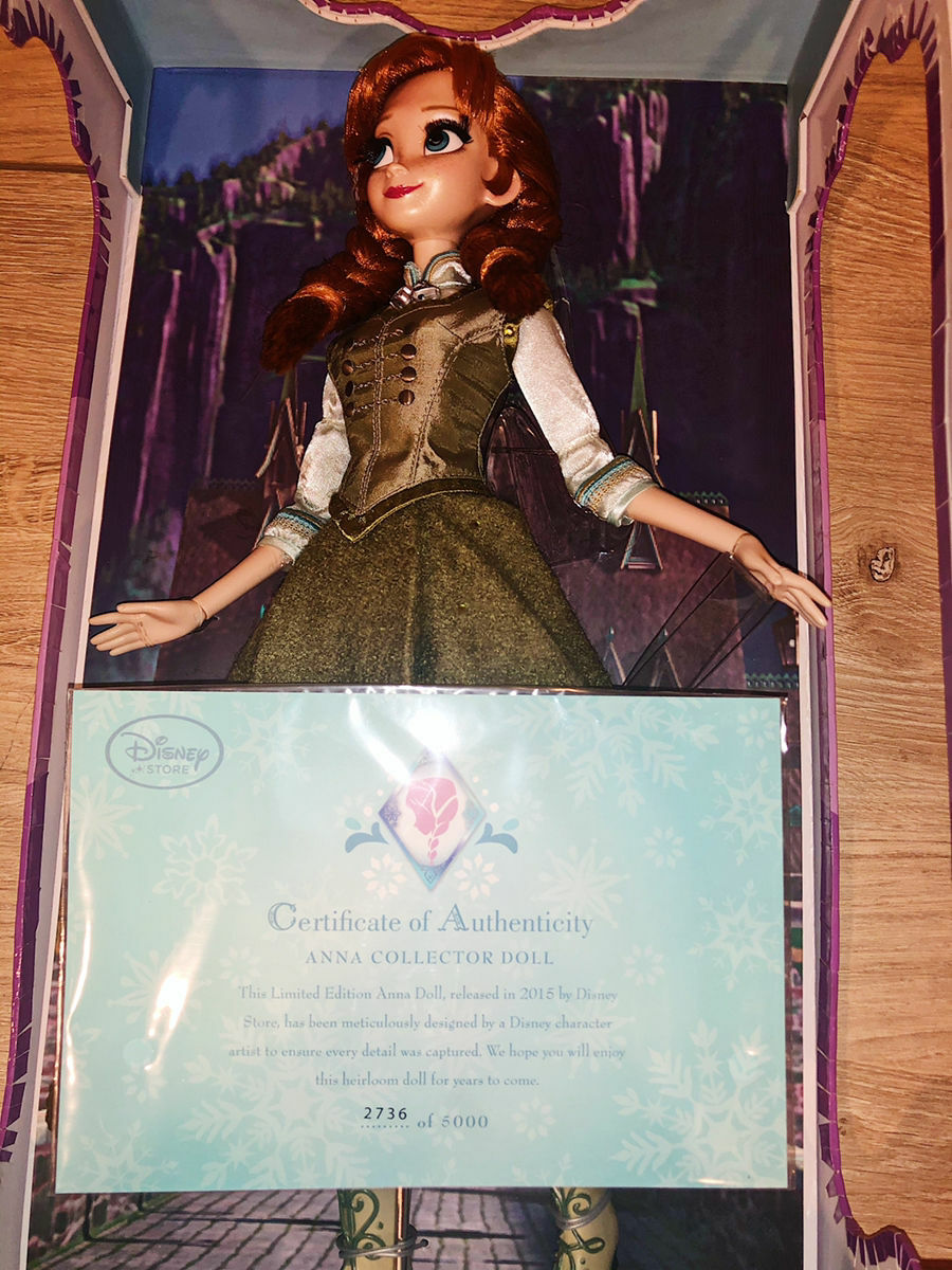 Disney Store Anna Regal Limited Edition Frozen 17" Doll
