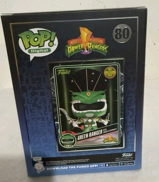Funko Pop! Green Ranger with Sword of Darkness #80 Digital Grail LE 999 Mint