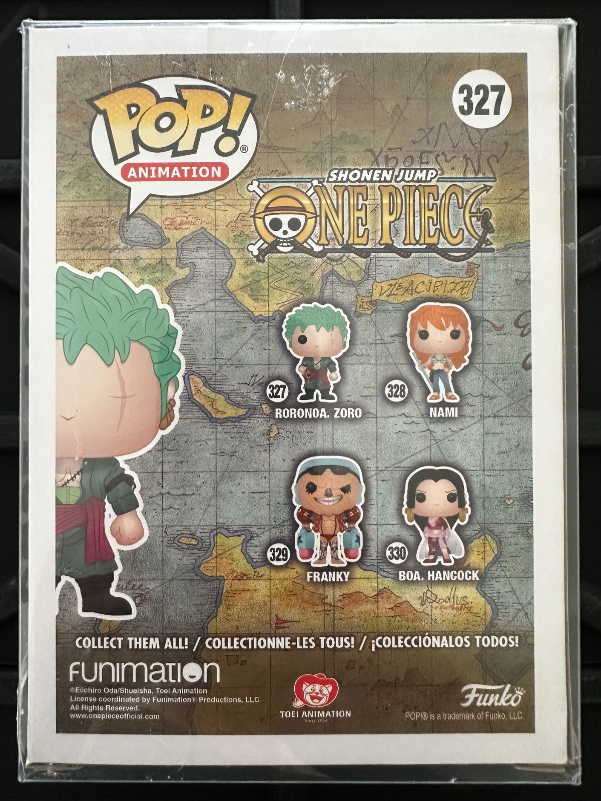 Funko Pop! Roronoa Zoro #327 W/ protector ONE PIECE