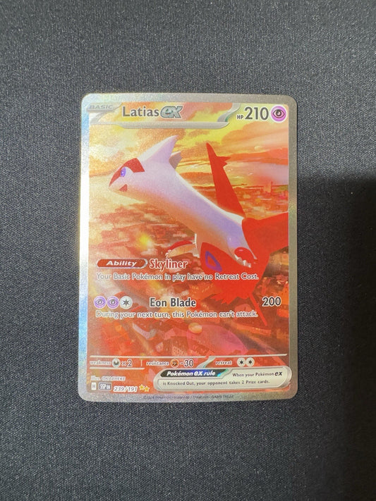 Pokémon Latias ex 239/191 Surging Sparks Holo special illustration Rare Full Art