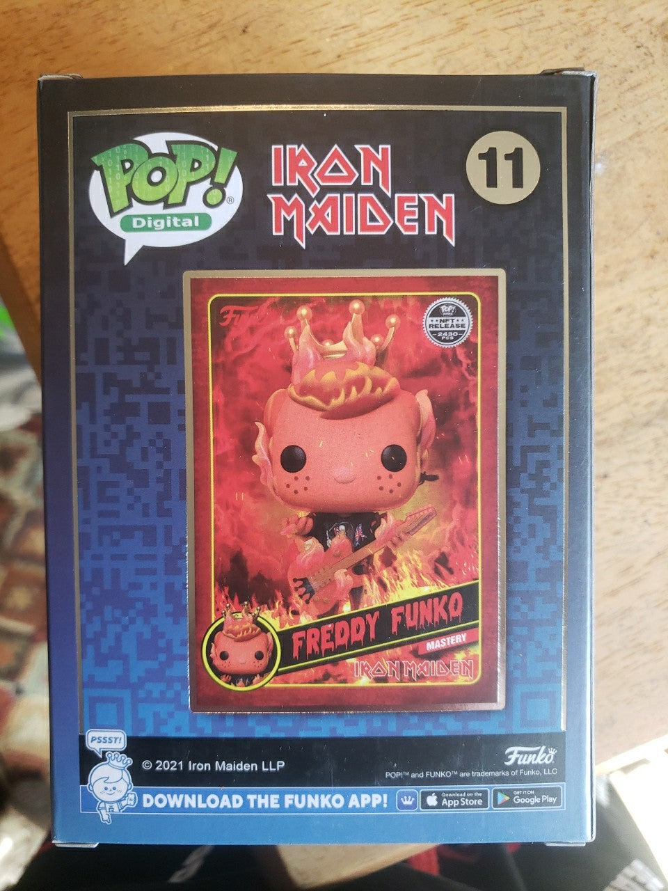Iron Maiden Freddy Funko Digital  With Custom Sticker And Case #11