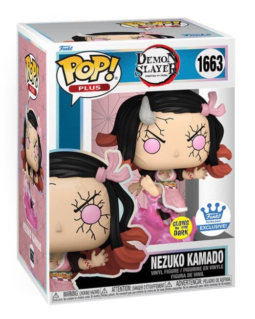 DEMON SLAYER FUNKO POP! PLUS NEZUKO KAMADO (BLOOD DEMON ART) (GLOW) PREORDER