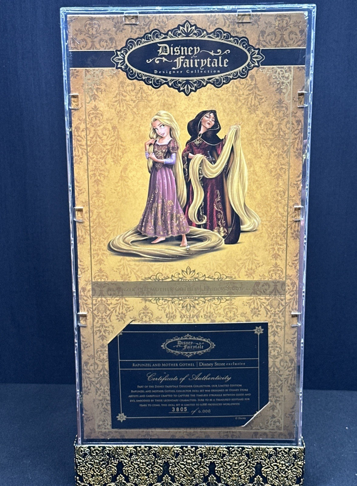 Disney Store Fairytale Designer Rapunzel &Mother Gothel Doll